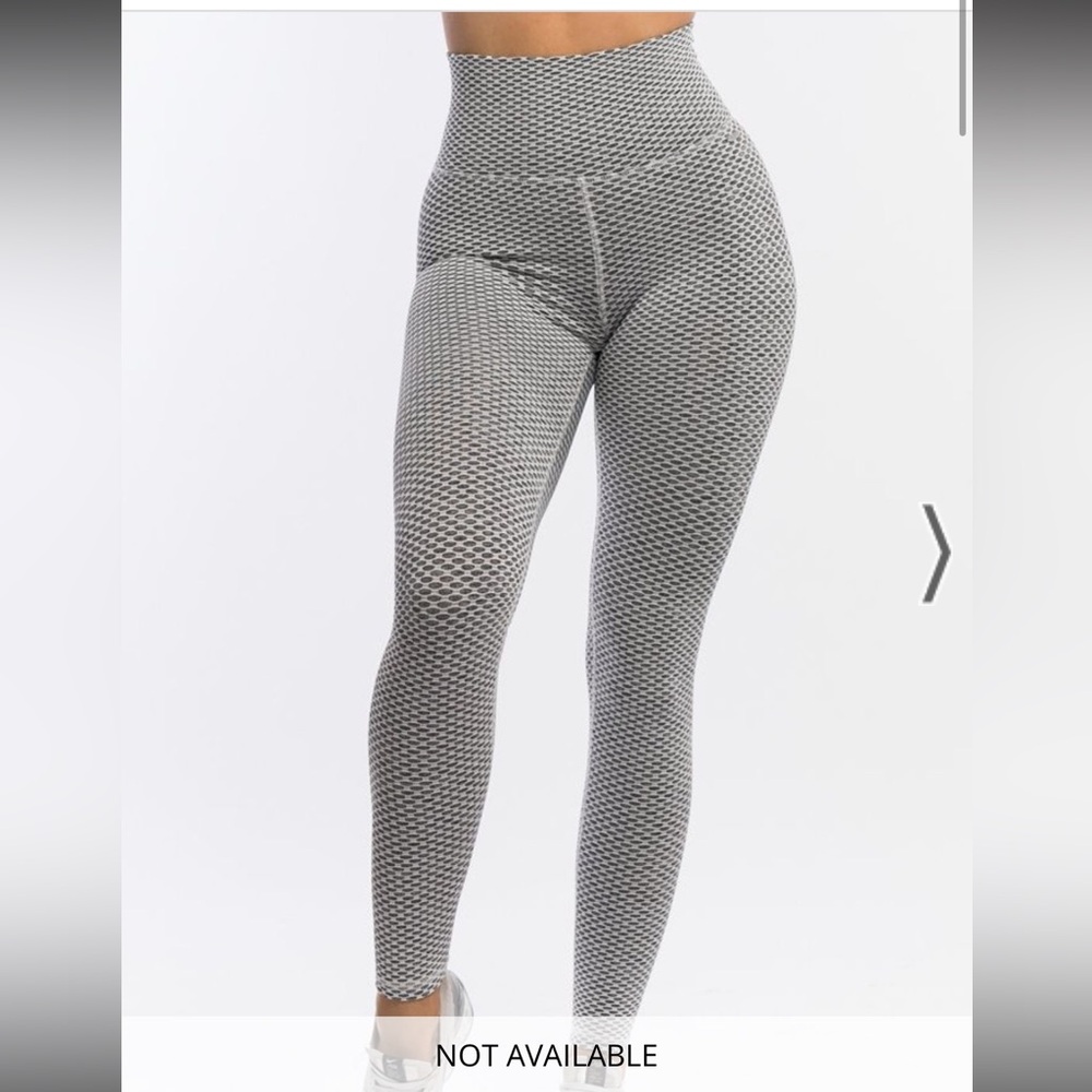 Echt Weave Scrunch Leggings - Grey size small